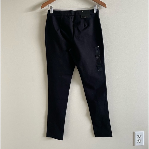 Size 4 New Banana Republic Black Skinny Leg Slacks - Picture 5 of 14